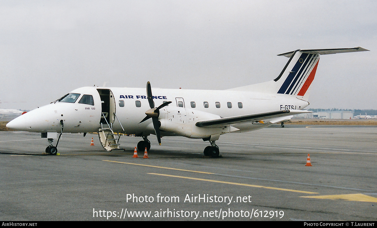 Aircraft Photo of F-GTSJ | Embraer EMB-120ER Brasilia | Air France | AirHistory.net #612919