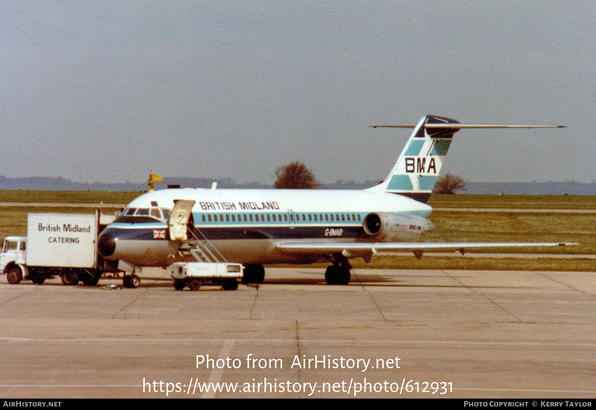 Aircraft Photo of G-BMAB | Douglas DC-9-15 | British Midland Airways - BMA | AirHistory.net #612931