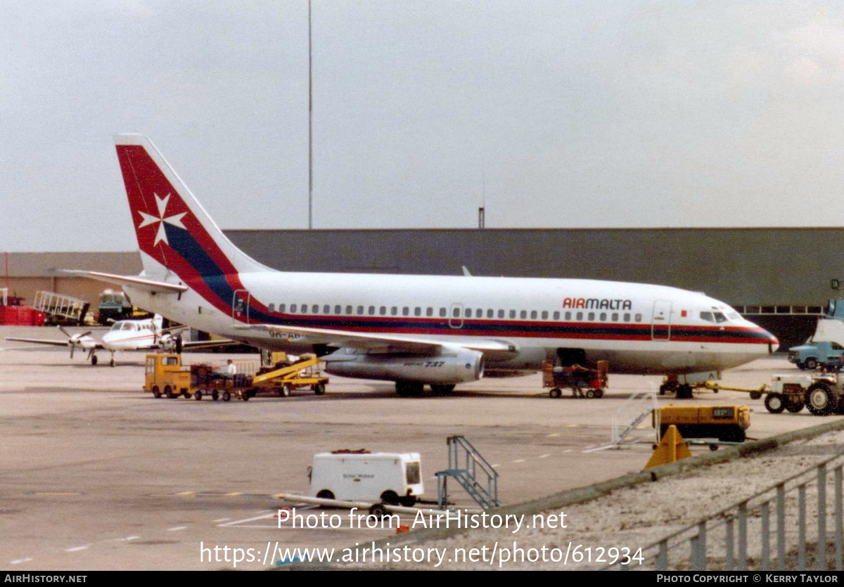 Aircraft Photo of 9H-ABA | Boeing 737-2Y5/Adv | Air Malta | AirHistory.net #612934