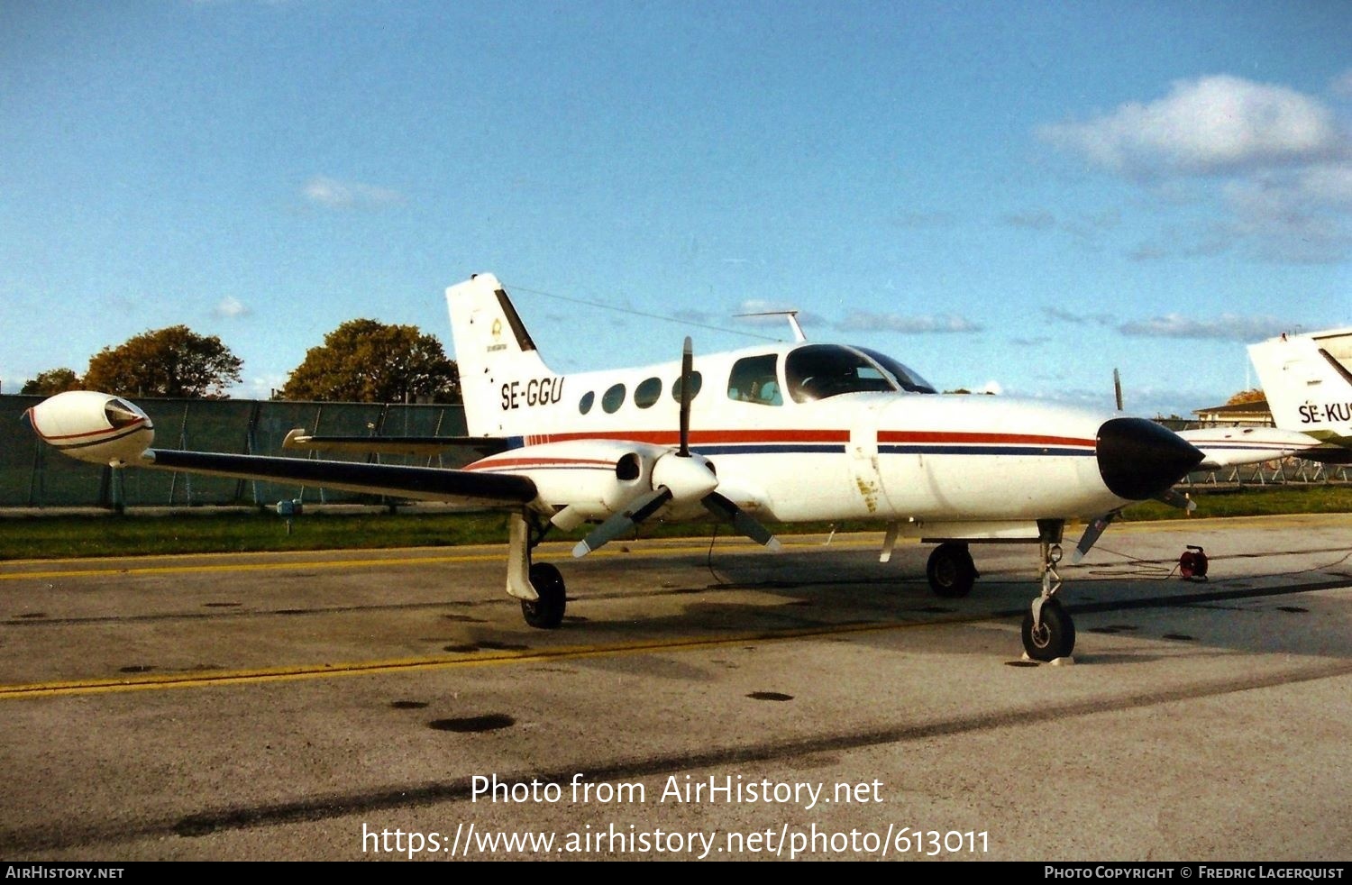 Aircraft Photo of SE-GGU | Cessna 402B | AirHistory.net #613011