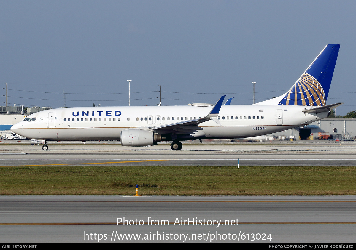 Aircraft Photo of N33284 | Boeing 737-824 | United Airlines | AirHistory.net #613024