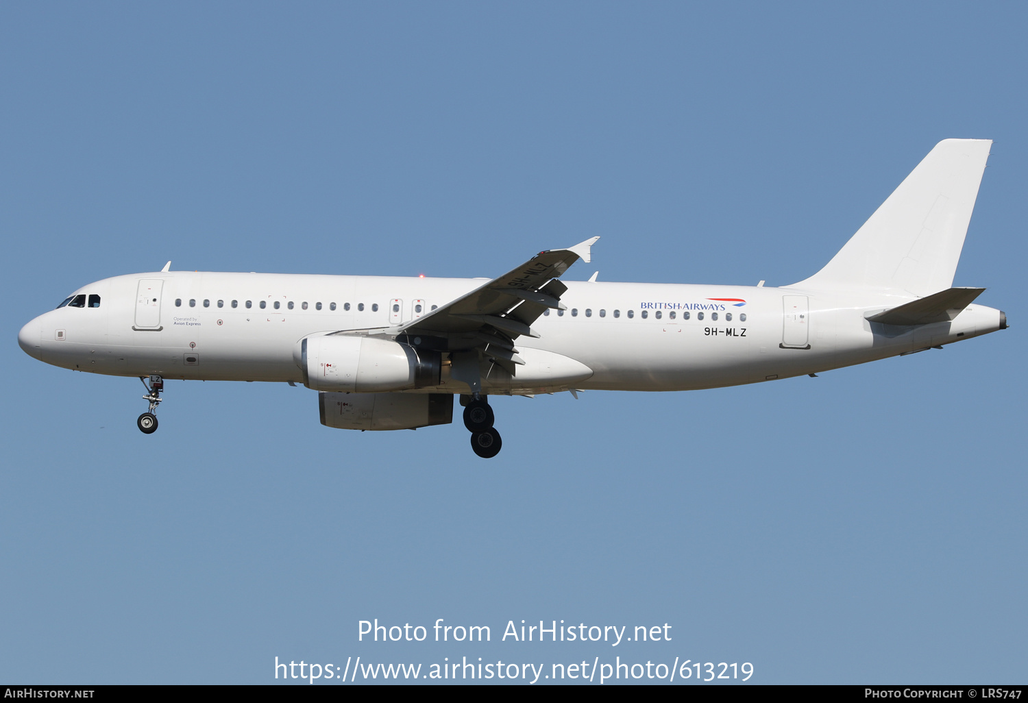 Aircraft Photo of 9H-MLZ | Airbus A320-232 | British Airways | AirHistory.net #613219