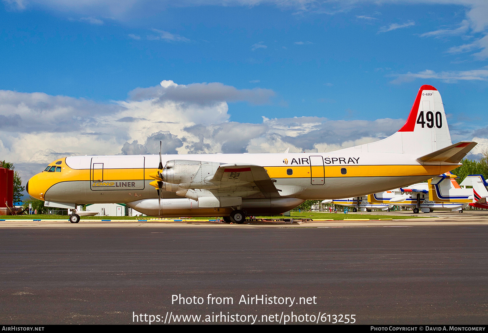 Aircraft Photo of C-GZCF | Lockheed L-188C(AT) Electra | Air Spray | AirHistory.net #613255