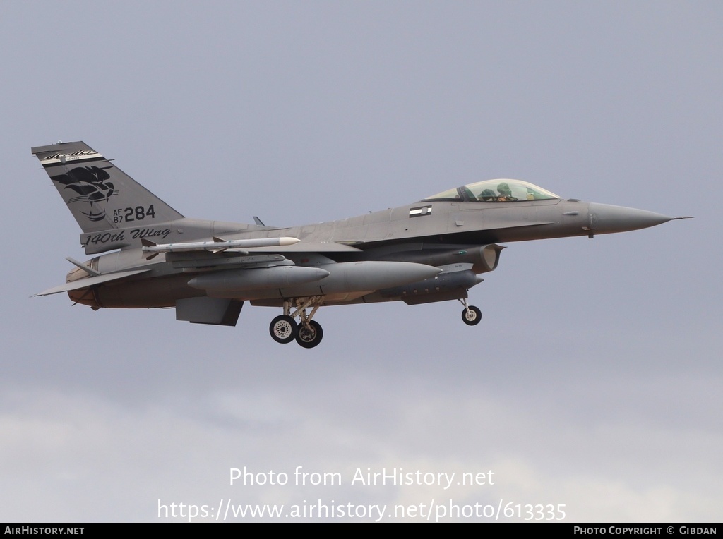 Aircraft Photo of 87-0284 / AF84-284 | General Dynamics F-16C Fighting Falcon | USA - Air Force | AirHistory.net #613335