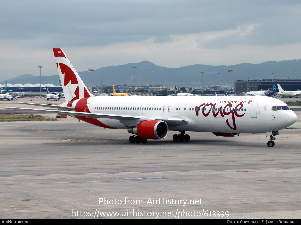 Aircraft Photo of C-GHLA | Boeing 767-35H/ER | Air Canada Rouge | AirHistory.net #613399