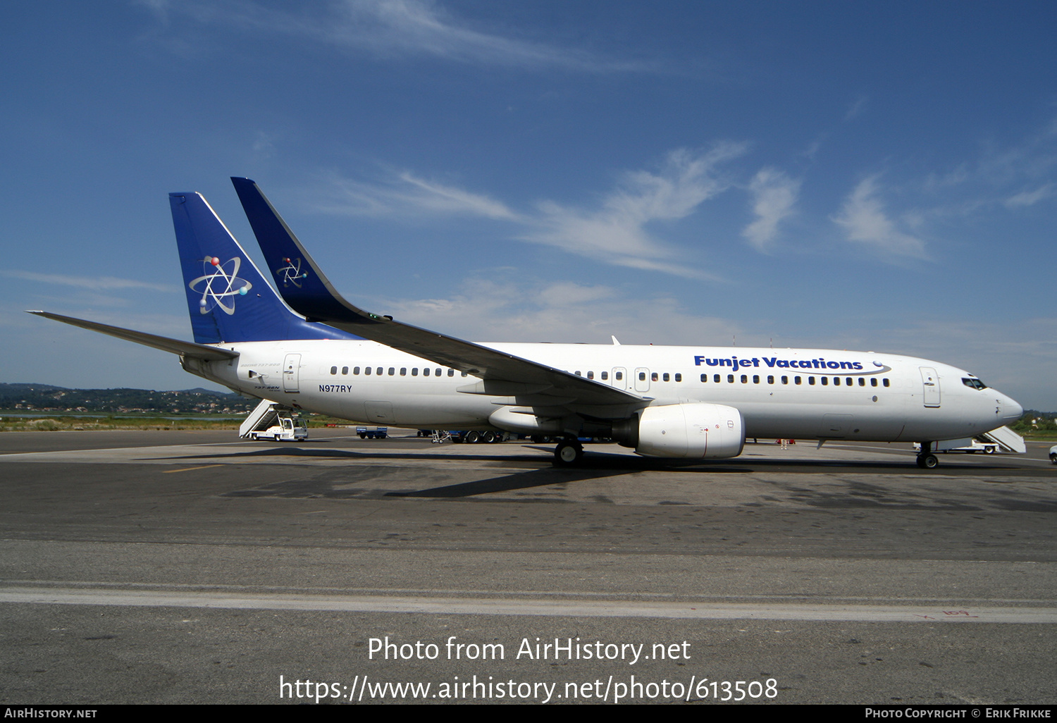 Aircraft Photo of N977RY | Boeing 737-86N | Funjet Vacations | AirHistory.net #613508