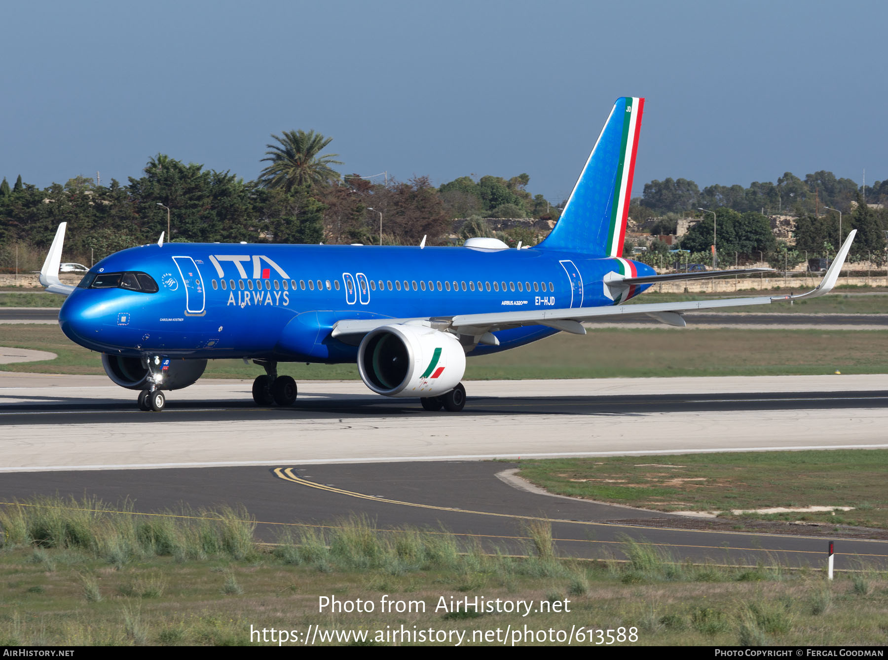 Aircraft Photo of EI-HJD | Airbus A320-272N | ITA Airways | AirHistory.net #613588