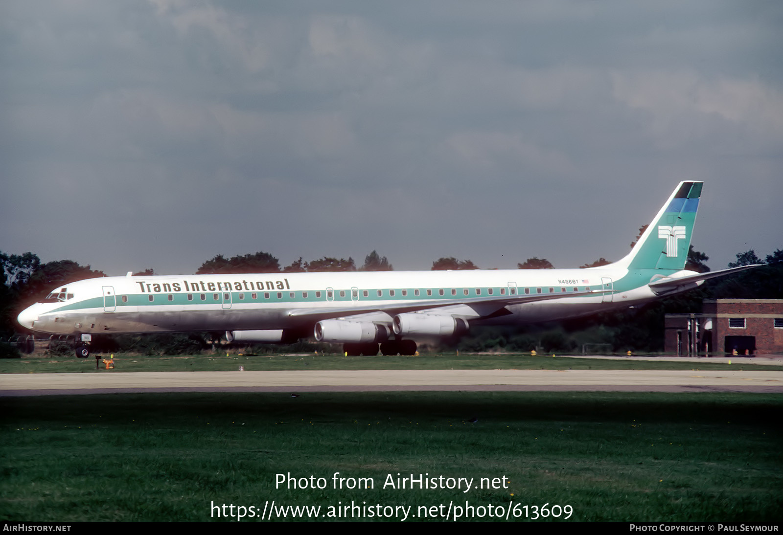 Aircraft Photo of N4866T | McDonnell Douglas DC-8-63CF | Trans International Airlines - TIA | AirHistory.net #613609