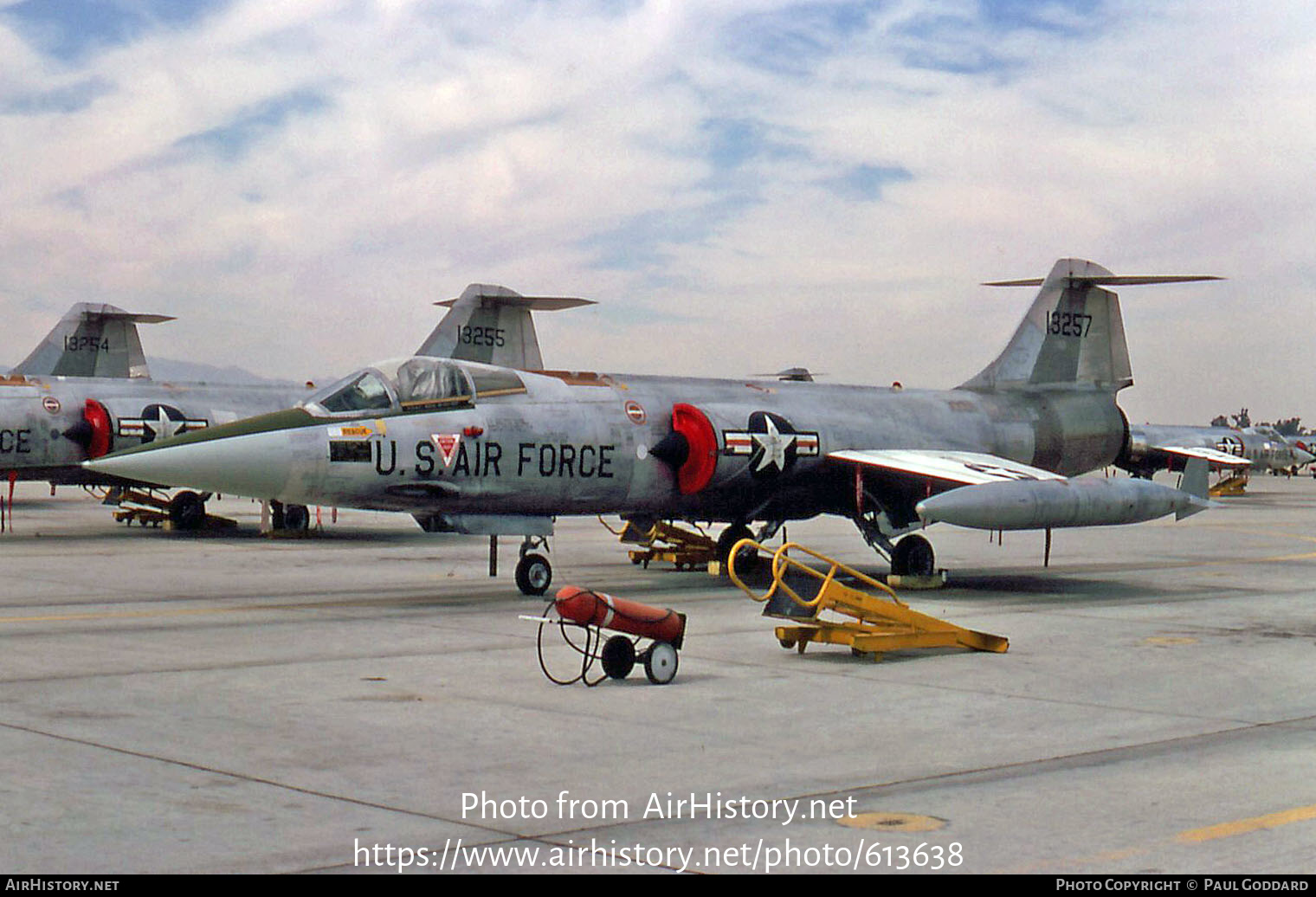 Aircraft Photo of 63-13257 / 13257 | Lockheed F-104G Starfighter | USA - Air Force | AirHistory.net #613638