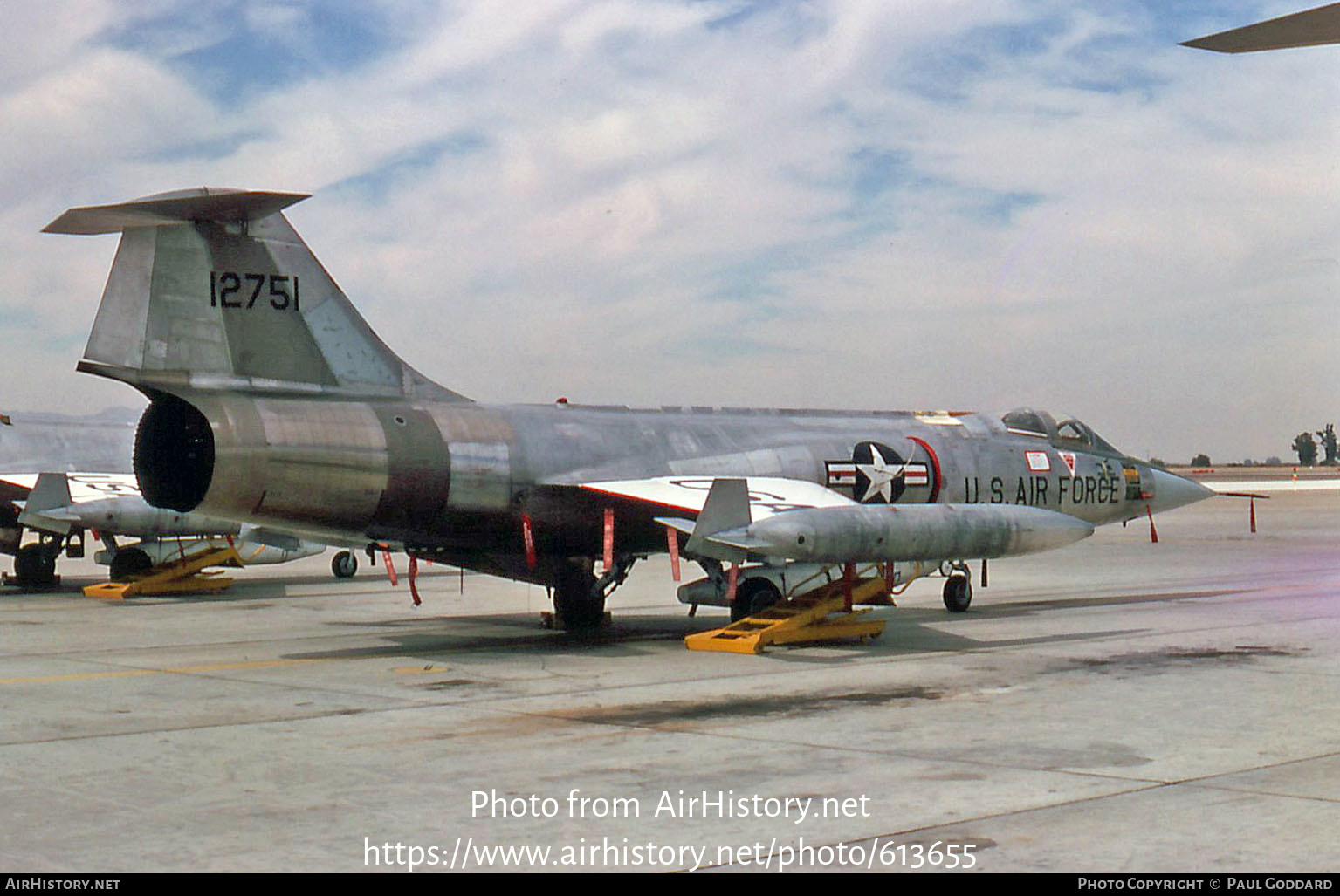 Aircraft Photo of 65-12751 / 12751 | Lockheed F-104G Starfighter | USA - Air Force | AirHistory.net #613655