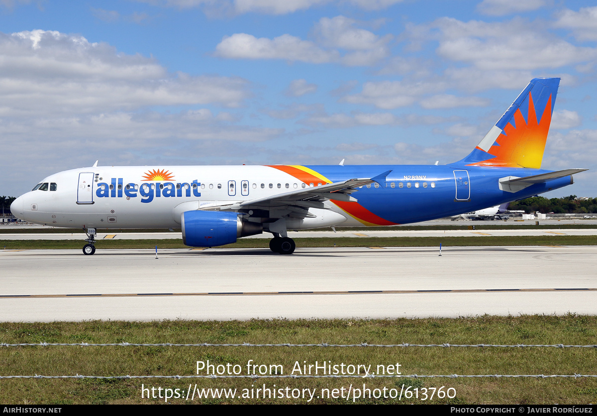 Aircraft Photo of N289NV | Airbus A320-214 | Allegiant Air | AirHistory.net #613760