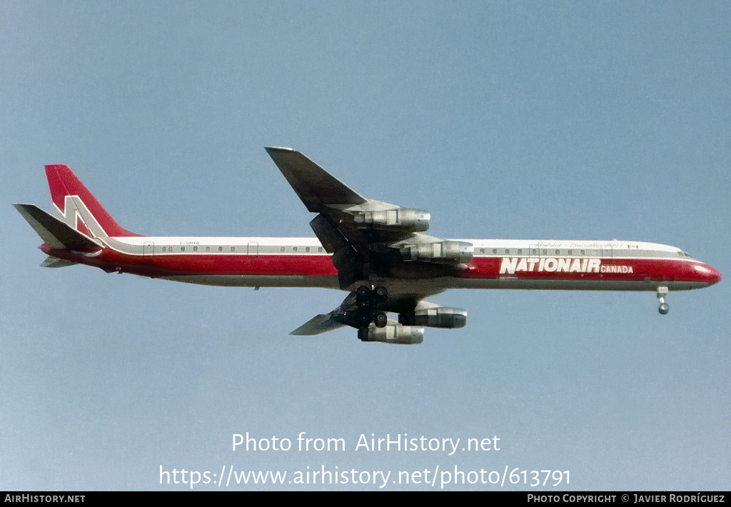 Aircraft Photo of C-GMXB | McDonnell Douglas DC-8-61 | Nationair | AirHistory.net #613791