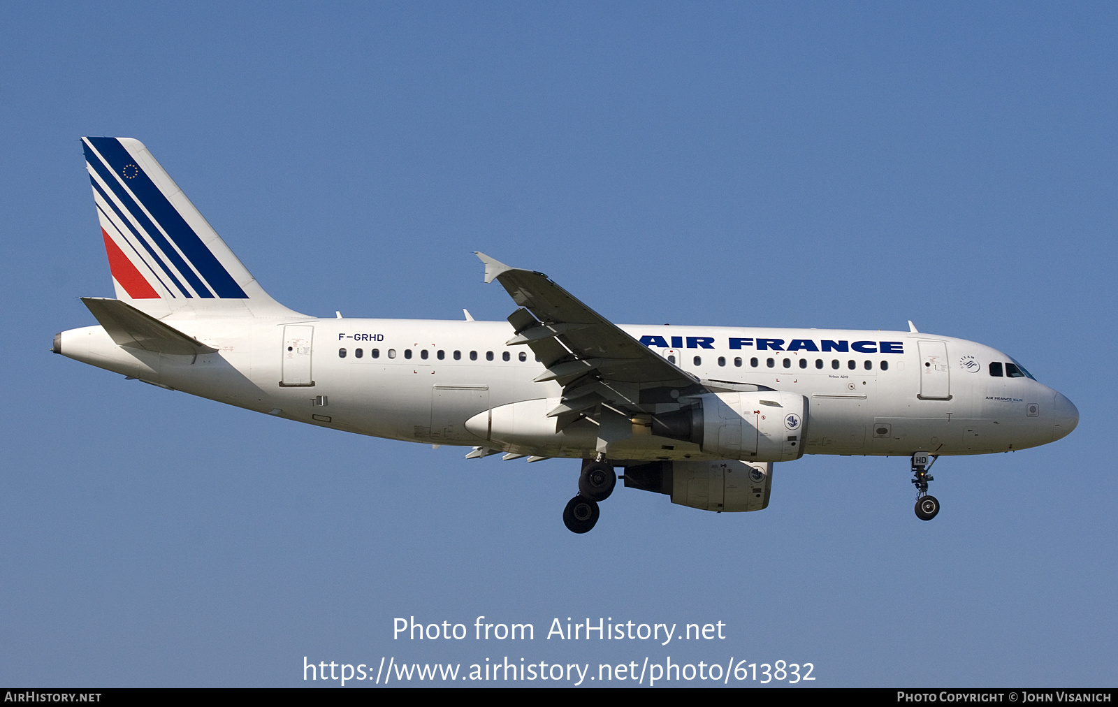 Aircraft Photo of F-GRHD | Airbus A319-111 | Air France | AirHistory.net #613832