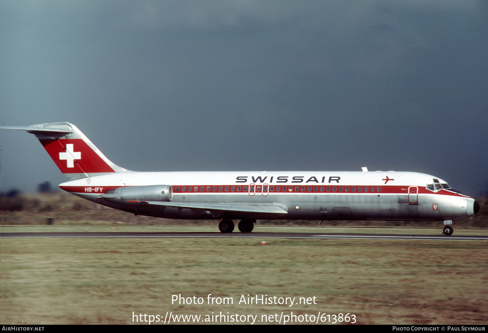 Aircraft Photo of HB-IFY | McDonnell Douglas DC-9-32 | Swissair | AirHistory.net #613863