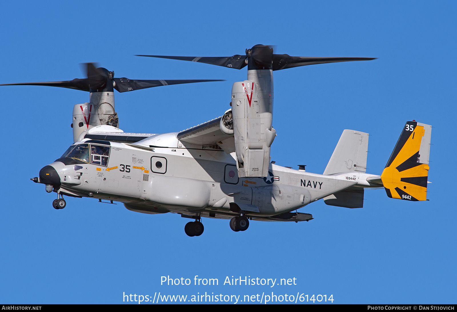 Aircraft Photo of 169442 / 9442 | Bell-Boeing CMV-22B Osprey | USA - Navy | AirHistory.net #614014