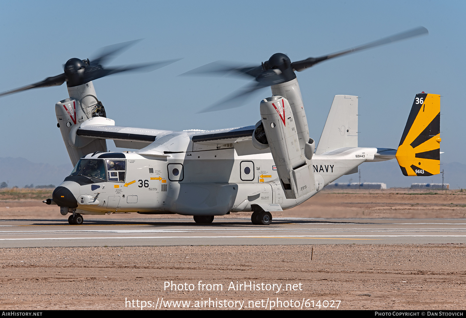 Aircraft Photo of 169443 / 9443 | Bell-Boeing CMV-22B Osprey | USA - Navy | AirHistory.net #614027