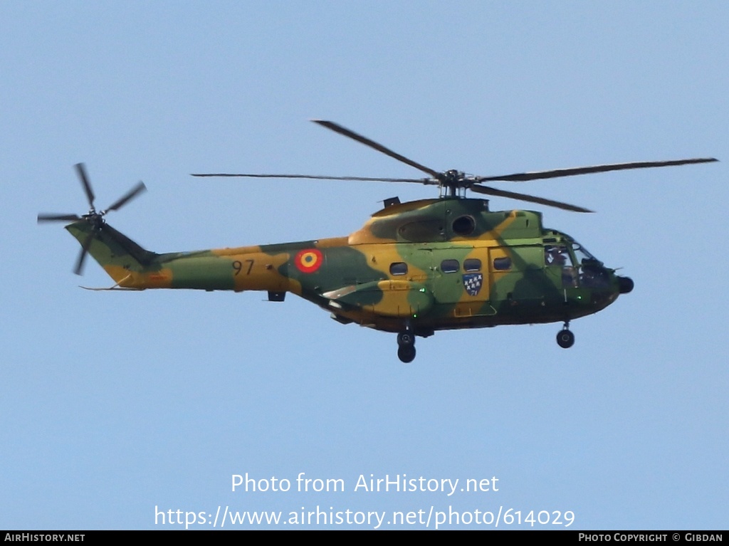 Aircraft Photo of 97 | Aerospatiale IAR-330M Puma | Romania - Air Force | AirHistory.net #614029