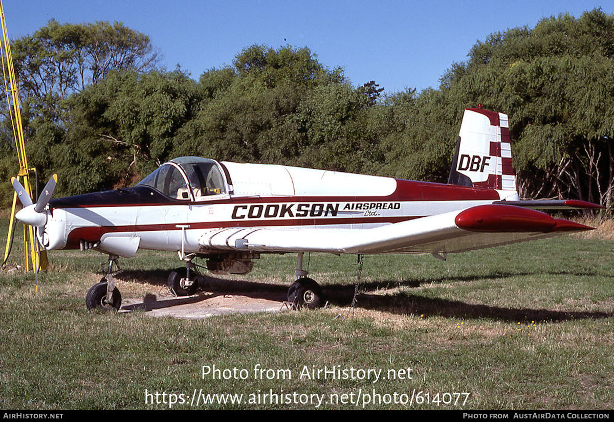 Aircraft Photo of ZK-DBF / DBF | Fletcher FU-24-950 | Cookson Airspread | AirHistory.net #614077