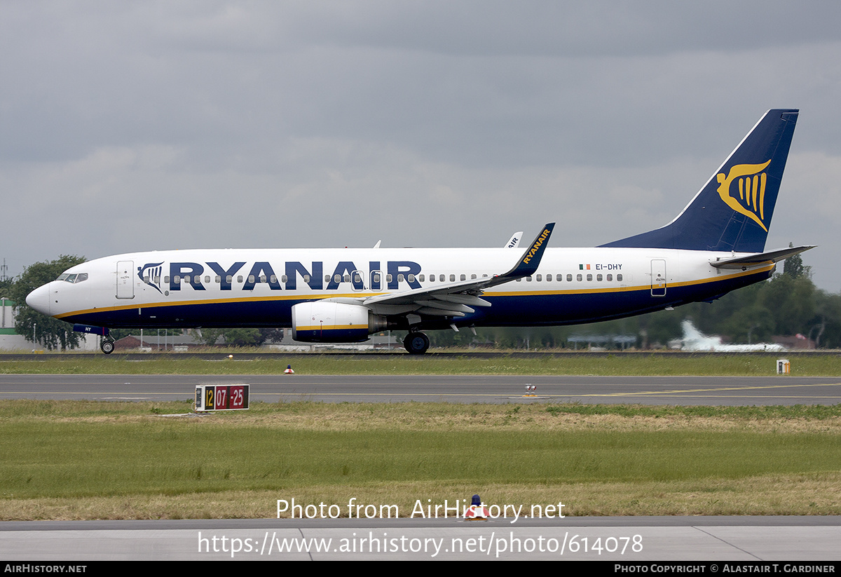 Aircraft Photo of EI-DHY | Boeing 737-8AS | Ryanair | AirHistory.net #614078