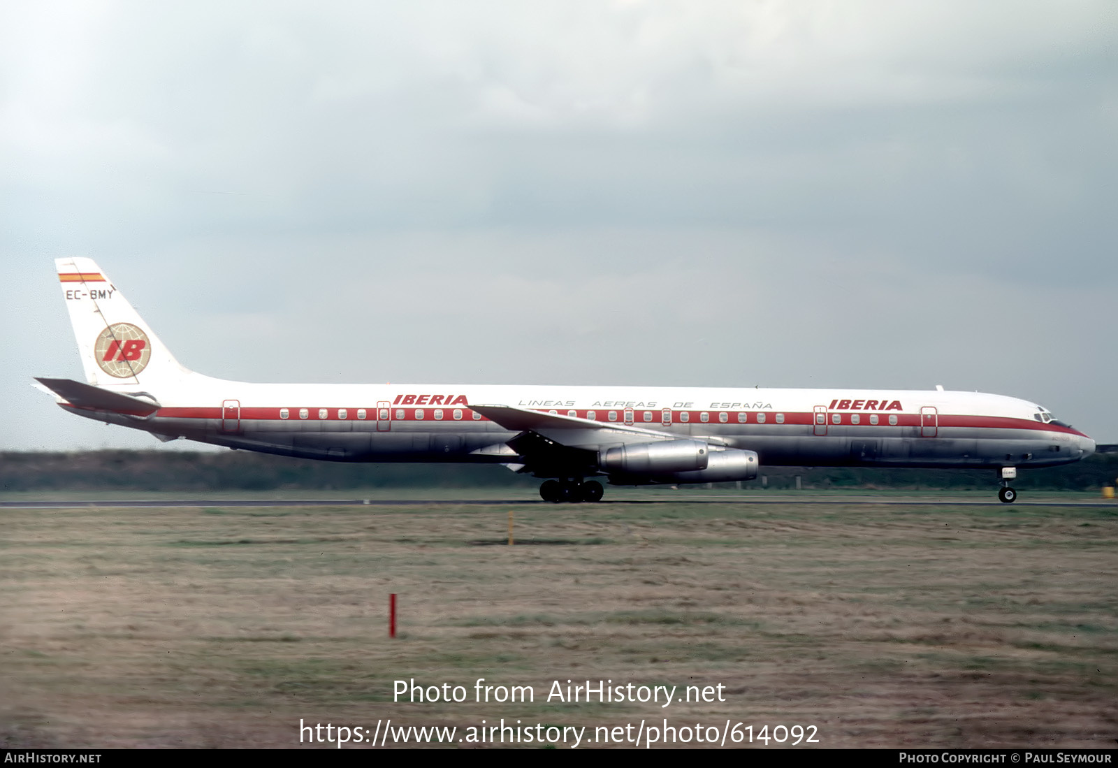 Aircraft Photo of EC-BMY | McDonnell Douglas DC-8-63 | Iberia | AirHistory.net #614092