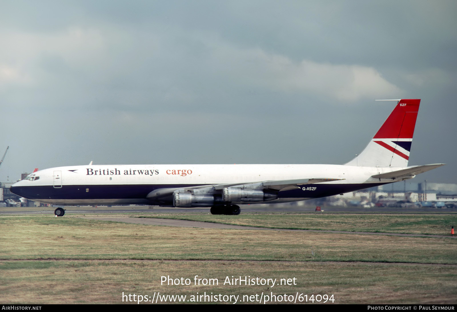 Aircraft Photo of G-ASZF | Boeing 707-336C | British Airways Cargo | AirHistory.net #614094