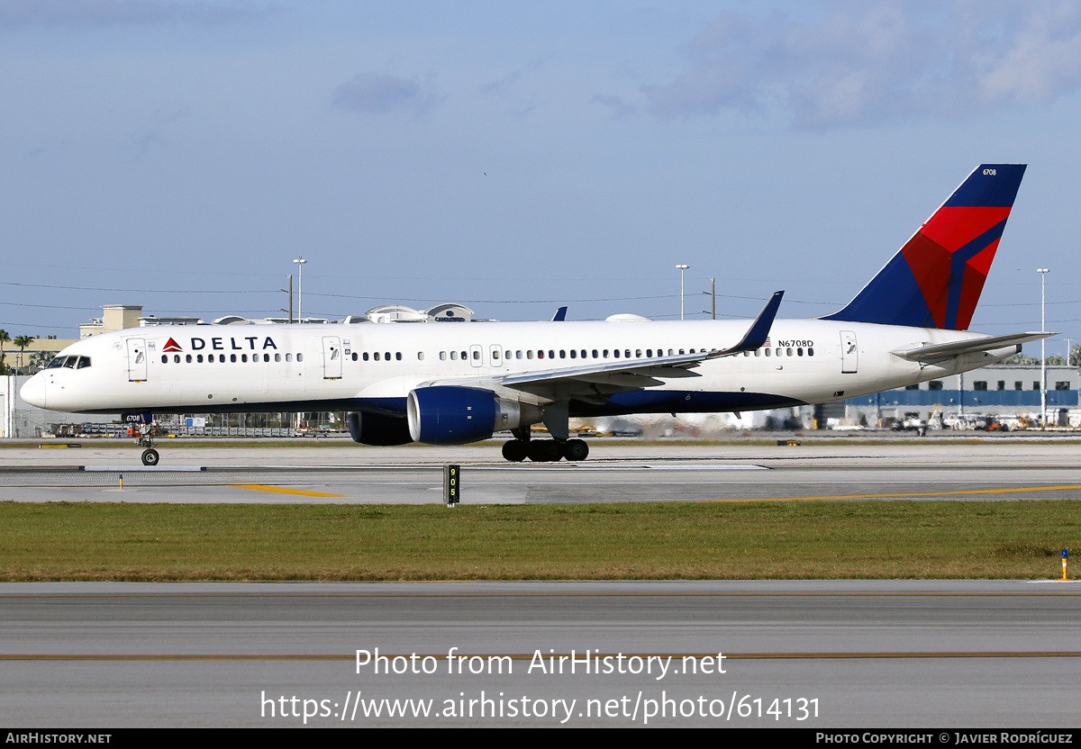 Aircraft Photo of N6708D | Boeing 757-232 | Delta Air Lines | AirHistory.net #614131