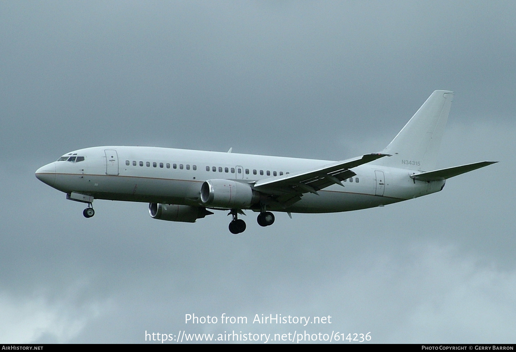 Aircraft Photo of N34315 | Boeing 737-3T0 | AirHistory.net #614236