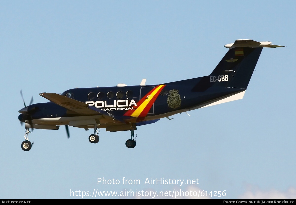 Aircraft Photo of EC-GBB | Beechcraft B200GT Super King Air | Policía | AirHistory.net #614256