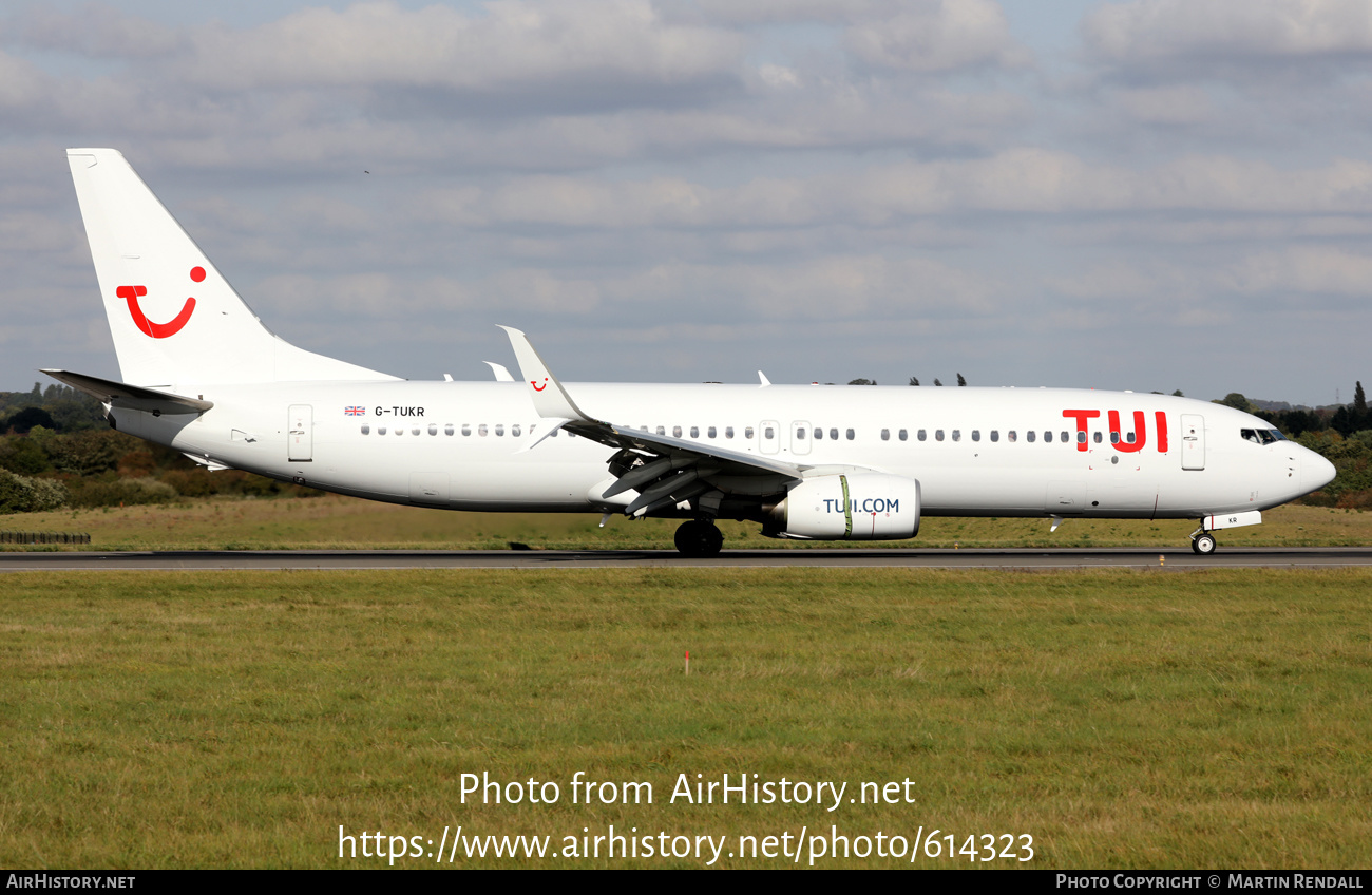 Aircraft Photo of G-TUKR | Boeing 737-8K5 | TUI | AirHistory.net #614323