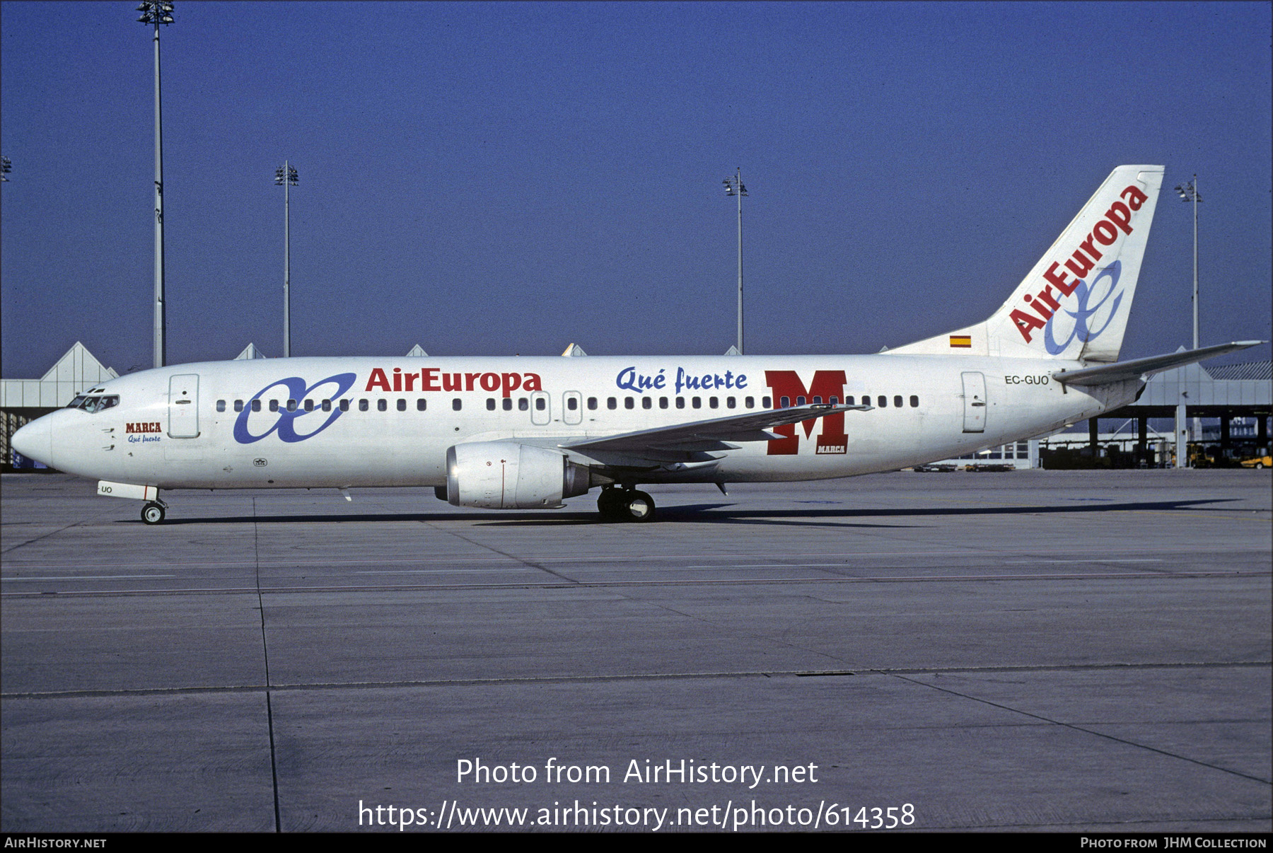 Aircraft Photo of EC-GUO | Boeing 737-4Q8 | Air Europa | AirHistory.net #614358