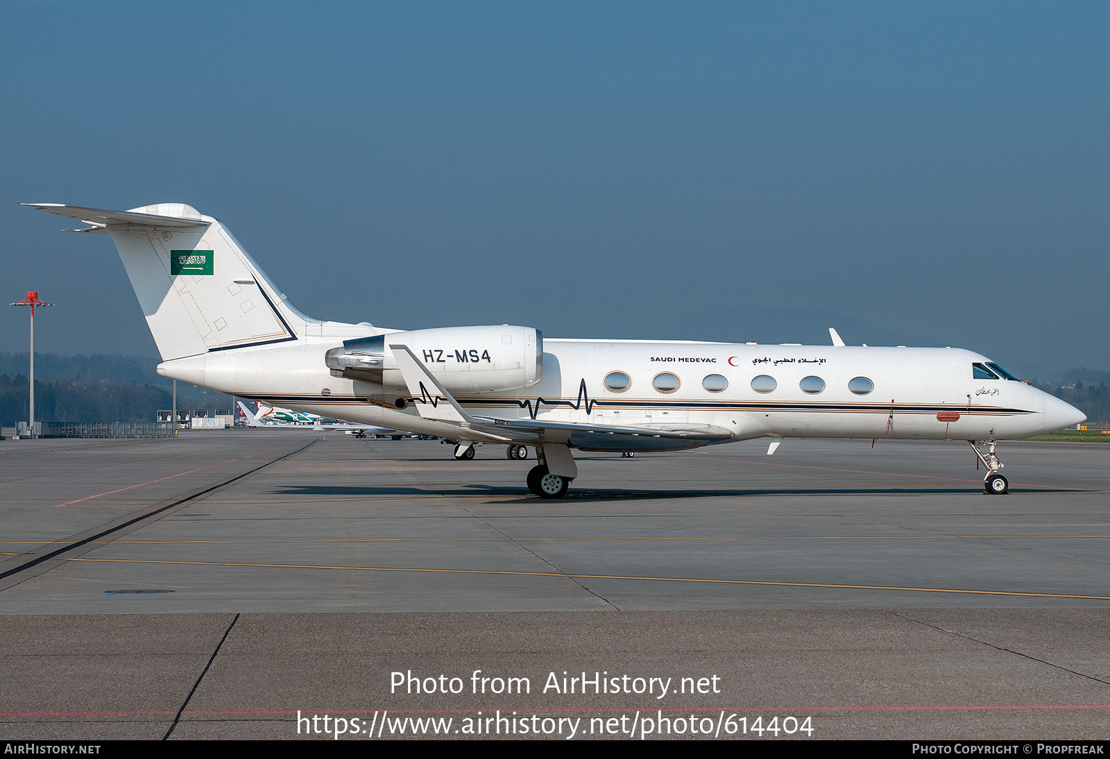 Aircraft Photo of HZ-MS4 | Gulfstream Aerospace G-IV Gulfstream IV-SP | Saudi Medevac | AirHistory.net #614404