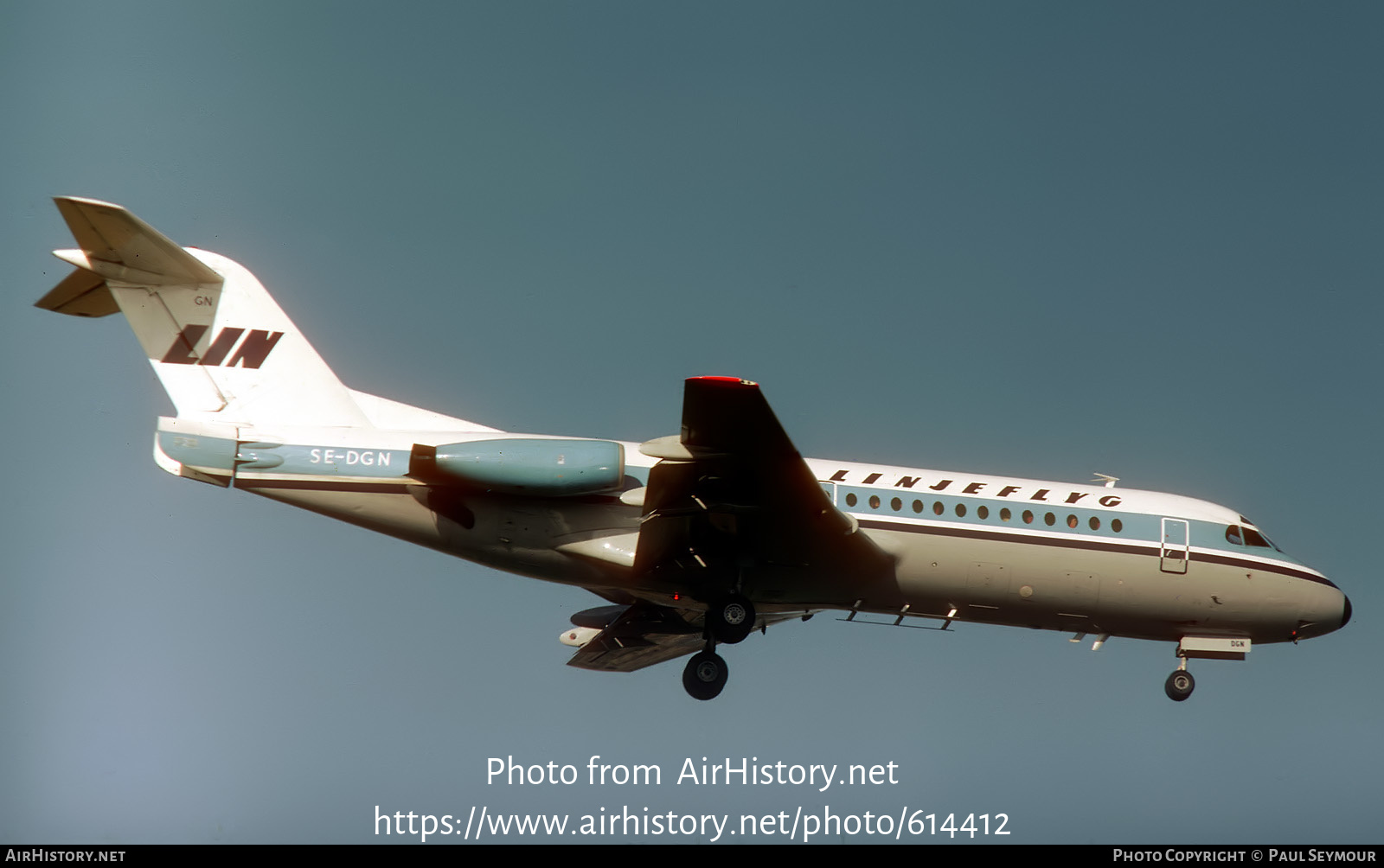 Aircraft Photo of SE-DGN | Fokker F28-4000 Fellowship | Linjeflyg | AirHistory.net #614412