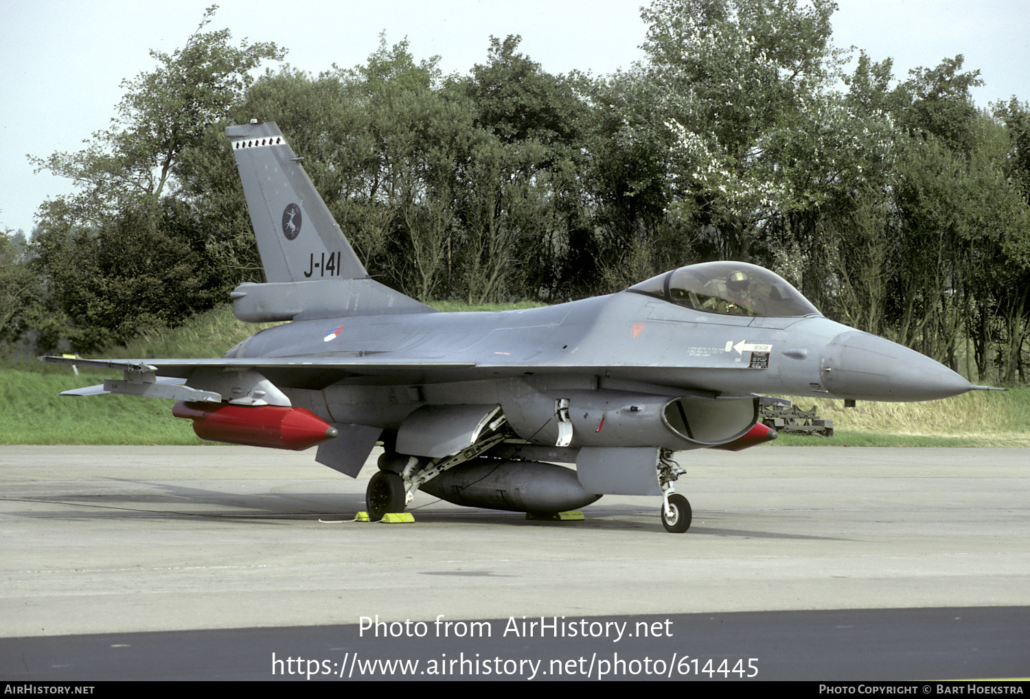 Aircraft Photo of J-141 | General Dynamics F-16A Fighting Falcon | Netherlands - Air Force | AirHistory.net #614445