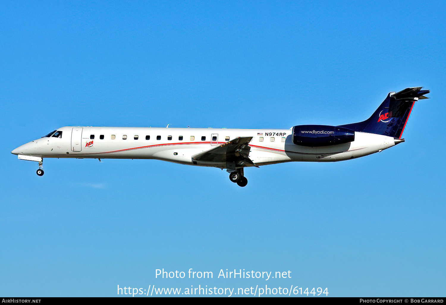 Aircraft Photo of N974RP | Embraer ERJ-145MP (EMB-145MP) | ADI - Aerodynamics Inc. | AirHistory.net #614494