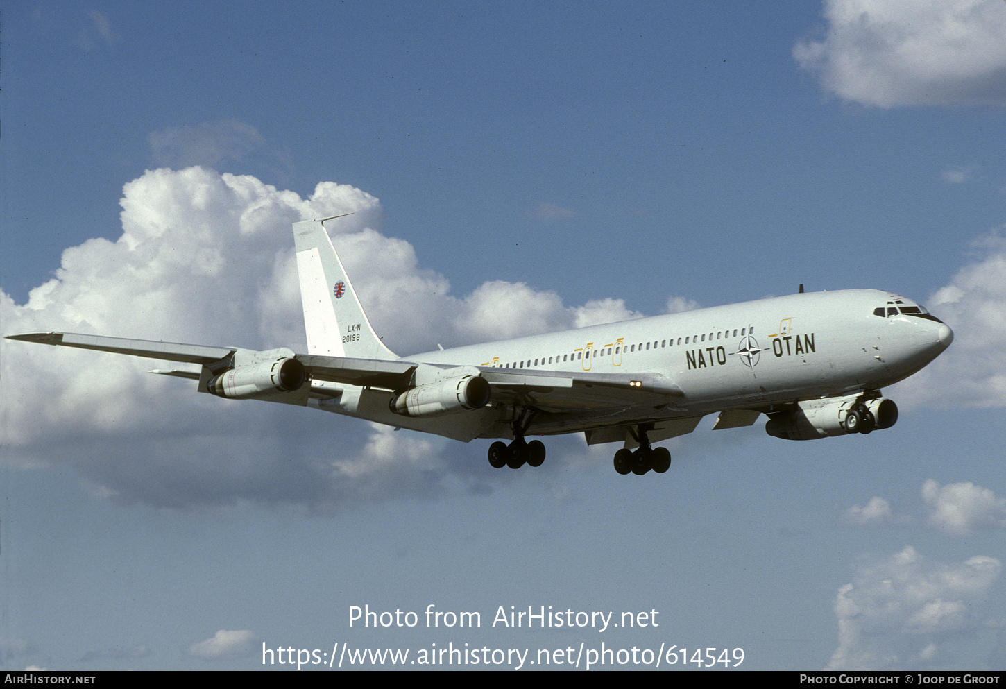 Aircraft Photo of LX-N20198 | Boeing CT-49A (707TCA / 707-300) | Luxembourg - NATO | AirHistory.net #614549