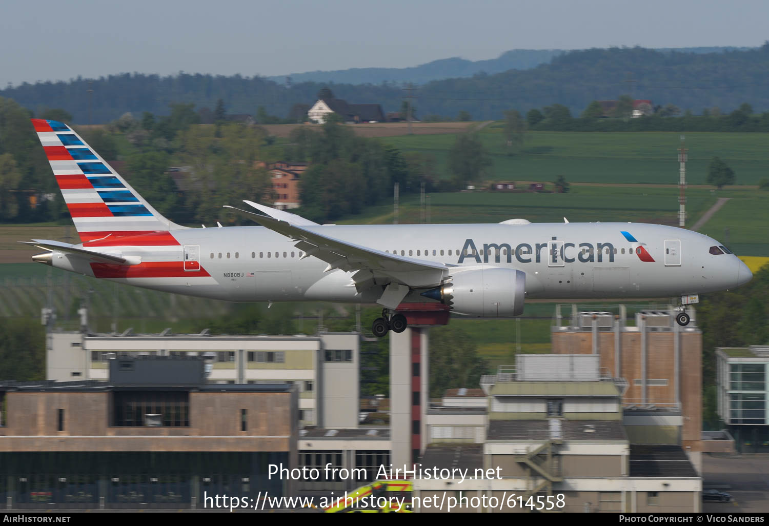 Aircraft Photo of N880BJ | Boeing 787-8 Dreamliner | American Airlines | AirHistory.net #614558