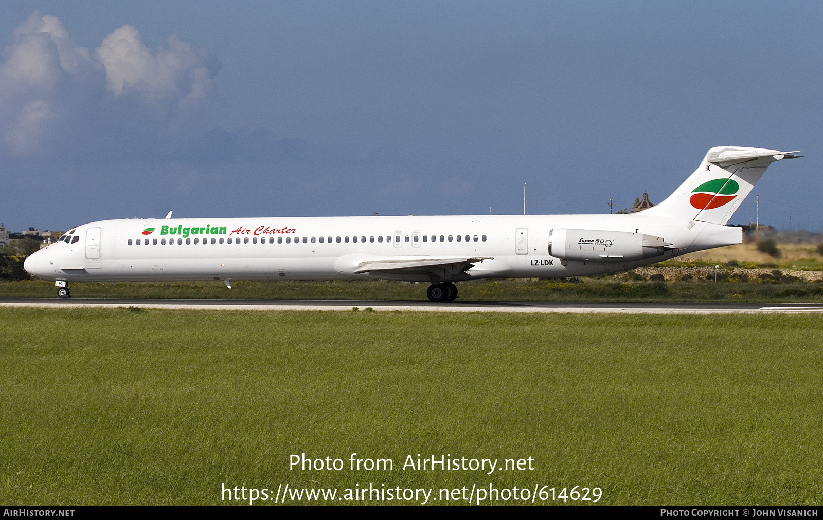 Aircraft Photo of LZ-LDK | McDonnell Douglas MD-82 (DC-9-82) | Bulgarian Air Charter | AirHistory.net #614629