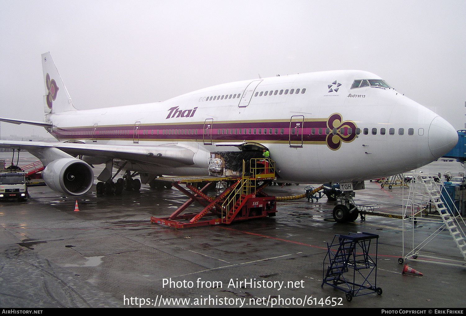 Aircraft Photo of HS-TGH | Boeing 747-4D7 | Thai Airways International | AirHistory.net #614652