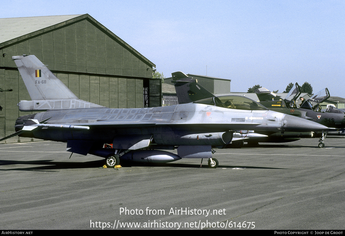 Aircraft Photo of FA-68 | General Dynamics F-16A Fighting Falcon | Belgium - Air Force | AirHistory.net #614675