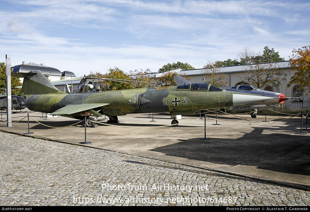 Aircraft Photo of 2649 | Lockheed F-104G Starfighter | Germany - Air Force | AirHistory.net #614687