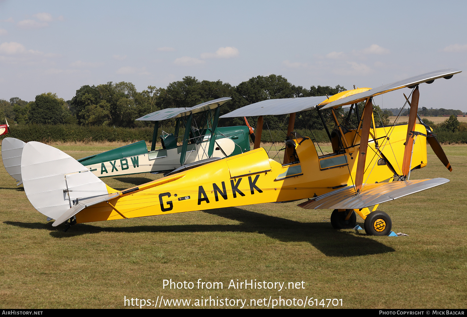 Aircraft Photo of G-ANKK | De Havilland D.H. 82A Tiger Moth II | AirHistory.net #614701