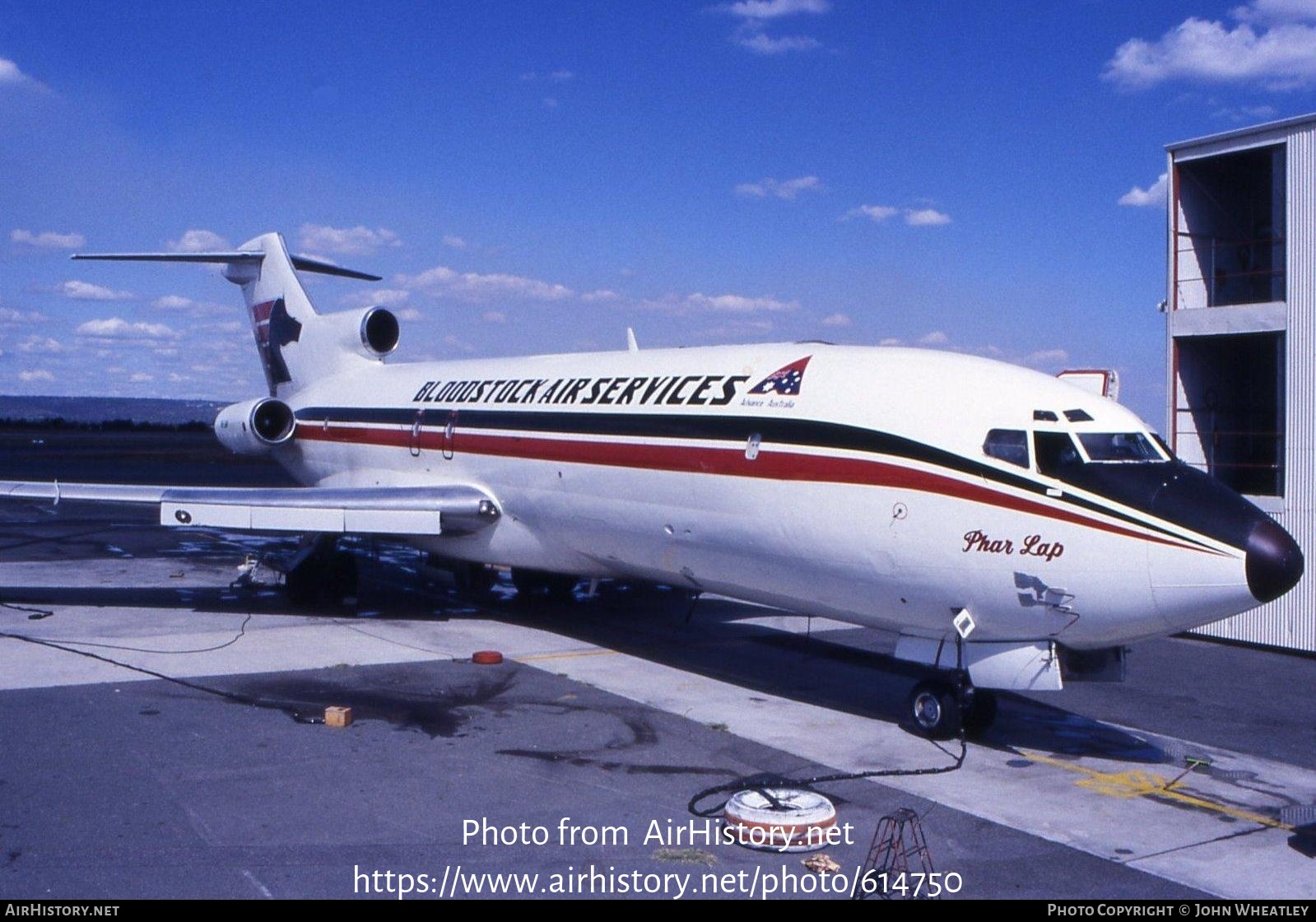 Aircraft Photo of VH-LAP | Boeing 727-25(F) | Bloodstock Air Services | AirHistory.net #614750