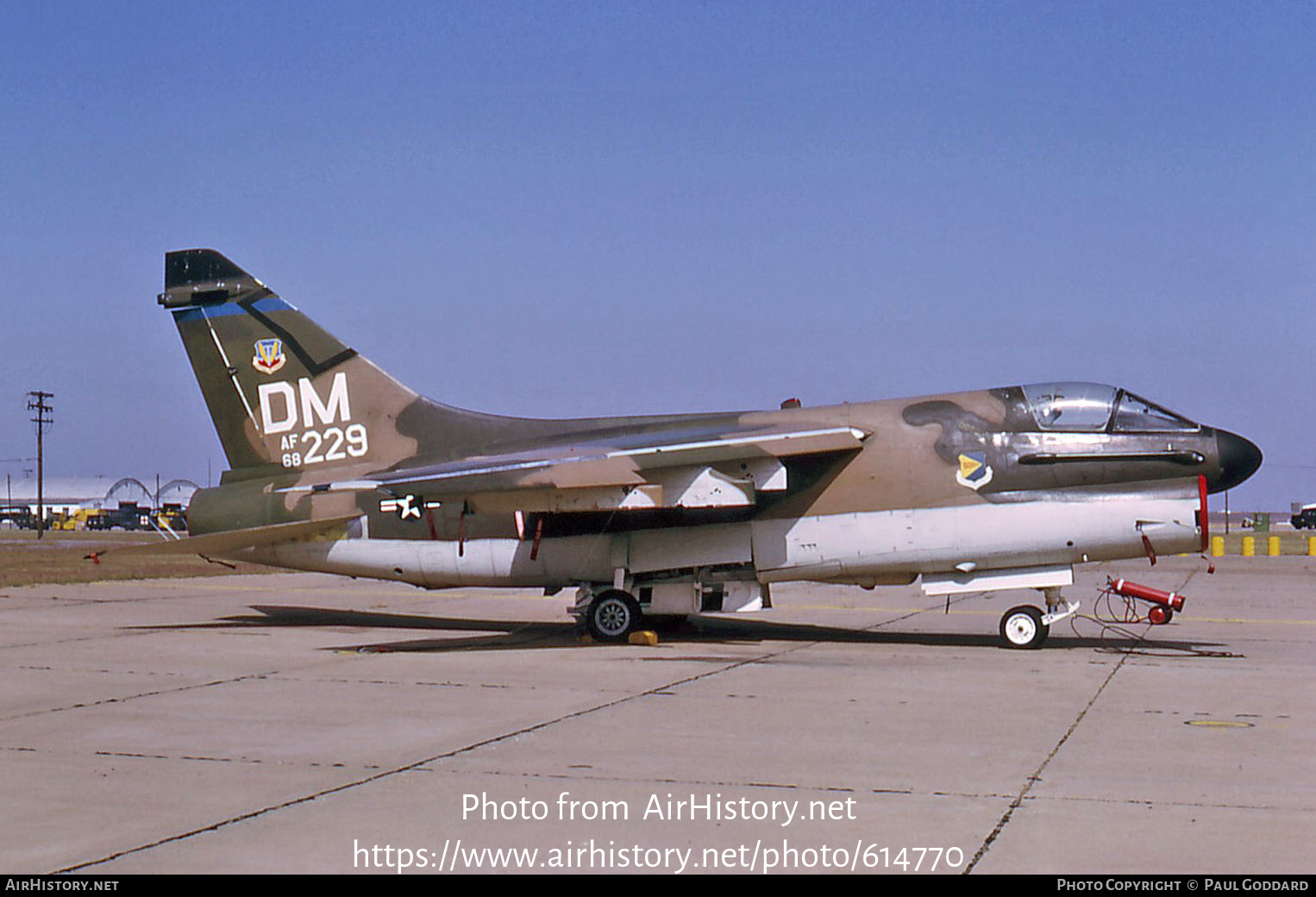 Aircraft Photo of 68-8229 / AF68-229 | LTV GA-7D Corsair II | USA - Air Force | AirHistory.net #614770