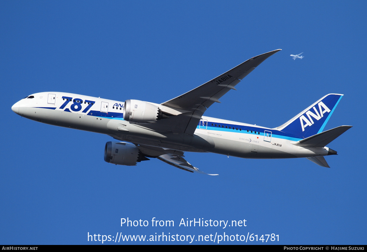 Aircraft Photo of JA811A | Boeing 787-8 Dreamliner | All Nippon Airways - ANA | AirHistory.net #614781