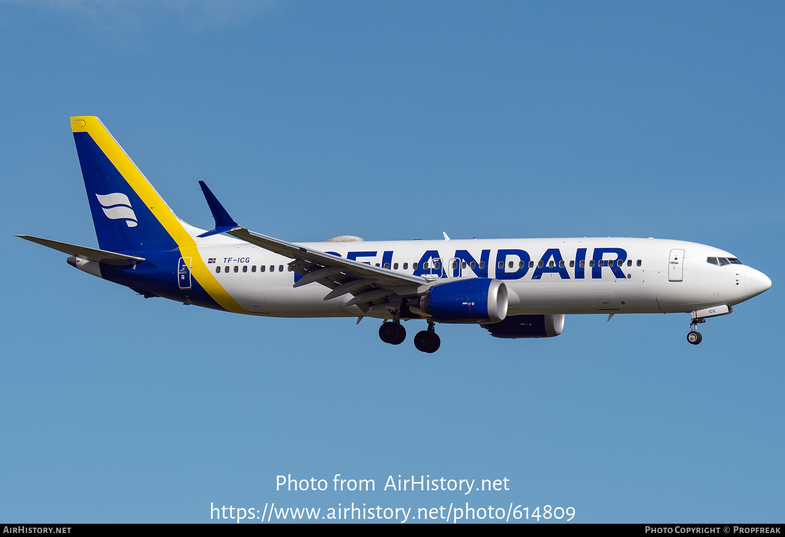 Aircraft Photo of TF-ICG | Boeing 737-8 Max 8 | Icelandair | AirHistory.net #614809