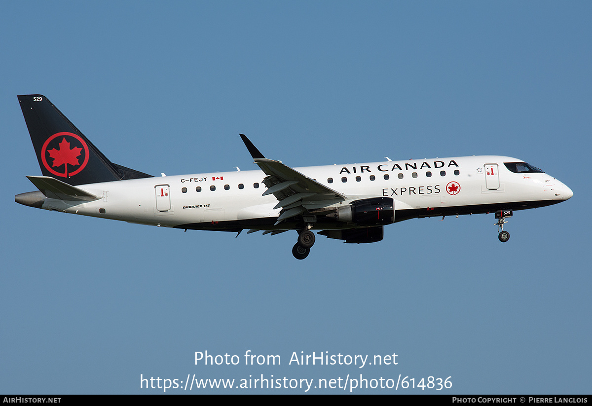 Aircraft Photo of C-FEJY | Embraer 175LR (ERJ-170-200LR) | Air Canada Express | AirHistory.net #614836