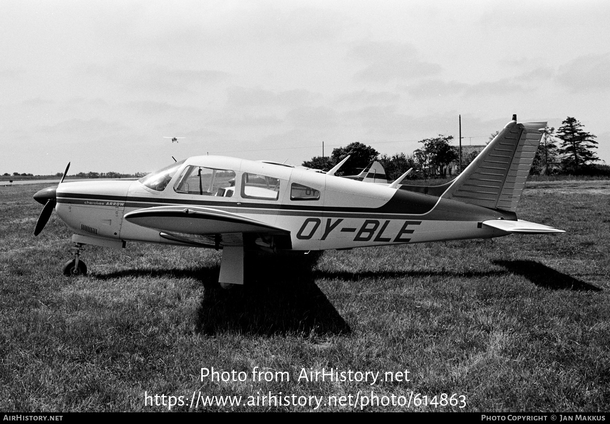 Aircraft Photo of OY-BLE | Piper PA-28R-200 Cherokee Arrow II | AirHistory.net #614863