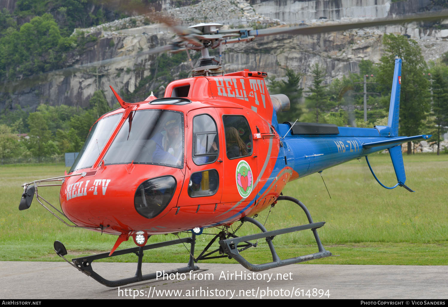 Aircraft Photo of HB-ZVI | Airbus Helicopters H-125 | Heli-TV | AirHistory.net #614894