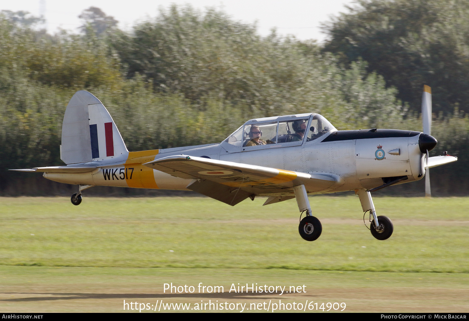 Aircraft Photo of G-ULAS / WK517 | De Havilland DHC-1 Chipmunk Mk22 | UK - Air Force | AirHistory.net #614909