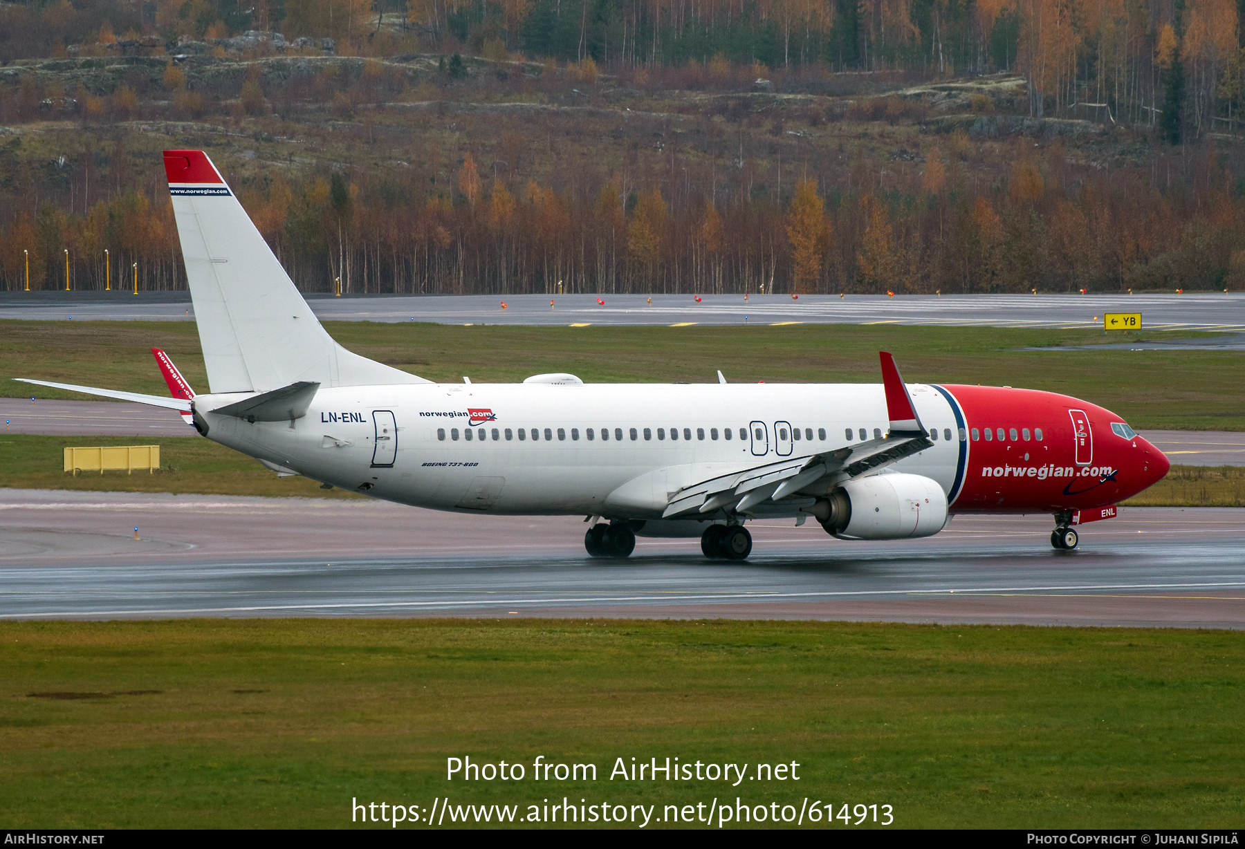 Aircraft Photo of LN-ENL | Boeing 737-8JP | Norwegian | AirHistory.net #614913